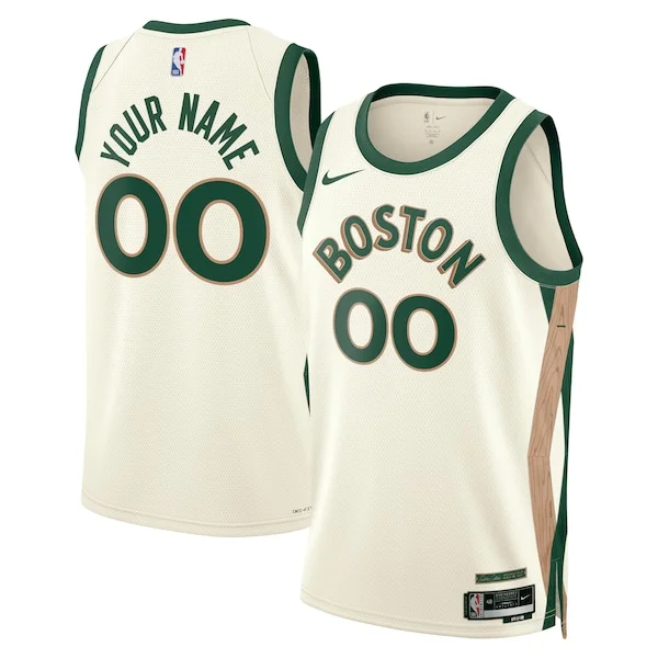 Raffinato Robusto Boston Celtics Nike Unisex 2023/24 Custom Swingman Jersey White City Edition
