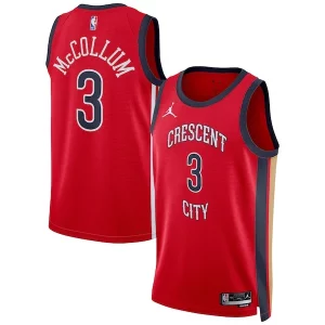 Resistente Gorgeous CJ McCollum New Orleans Pelicans Jordan Brand Unisex Swingman Jersey Statement Edition Red