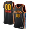 Delizioso Magnifico Oklahoma City Thunder Nike Unisex 2024/25 Custom Swingman Jersey City Edition Black