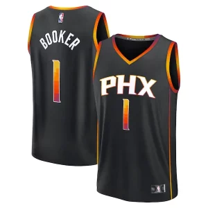 Magnifico Meraviglioso Attraente Devin Booker Phoenix Suns Fast Break Replica Player Jersey Statement Edition Black