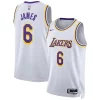 Lussuoso LeBron James Los Angeles Lakers Nike Unisex Swingman Jersey Association Edition White