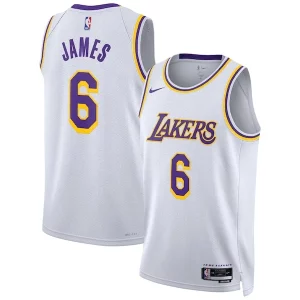 Lussuoso LeBron James Los Angeles Lakers Nike Unisex Swingman Jersey Association Edition White