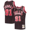 Incantevole Gorgeous Dennis Rodman Chicago Bulls Hardwood Classics Swingman Jersey Black