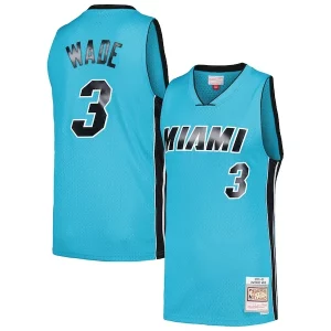 Classico Fascinante Dwyane Wade Miami Heat Hardwood Classics 2005/06 Tropical Swingman Jersey Blue
