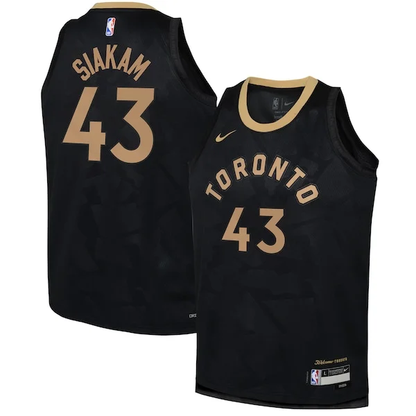 Pratico Duraturo Pascal Siakam Toronto Raptors Nike Youth 2022/23 Swingman Jersey City Edition Black