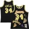 Delizioso Shaquille O'Neal Los Angeles Lakers 1996/97 Swingman Sidewalk Sketch Jersey Black