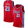 Meraviglioso Incantevole Lussuoso Joel Embiid Philadelphia 76ers Jordan Brand Unisex Swingman Jersey Statement Edition Red