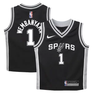 Trendy Splendido Raffinato Victor Wembanyama San Antonio Spurs Nike Toddler Swingman Player Jersey Icon Edition Black