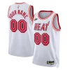 Sofisticato Miami Heat Nike Unisex 2022/23 Custom Swingman Jersey Classic Edition White