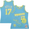 Resistente Magnifico Chris Mullin Golden State Warriors 1993/94 Swingman Sidewalk Sketch Jersey Light Blue