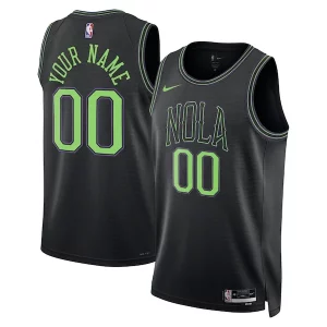 Comodo Attraente New Orleans Pelicans Nike Unisex 2023/24 Custom Swingman Jersey Black City Edition
