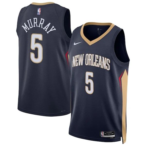 Duraturo Ottimo Attraente Dejounte Murray New Orleans Pelicans Nike Unisex 2024 Offseason Addition Nike Swingman Jersey Navy