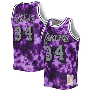 Resistente Gorgeous Shaquille O'Neal Los Angeles Lakers 1996/97 Galaxy Swingman Jersey Purple