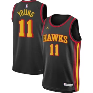 Lussuoso Delizioso Pratico Trae Young Atlanta Hawks Jordan Brand Youth Swingman Jersey Statement Edition Black