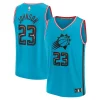 Trendy Cameron Johnson Phoenix Suns Youth 2022/23 Fast Break Jersey City Edition Turquoise