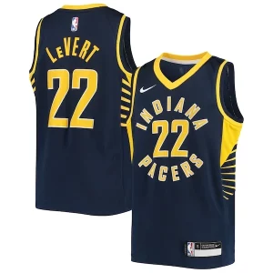 Eccezionale Caris LeVert Indiana Pacers Nike Youth Swingman Jersey Icon Edition Navy