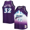 Meraviglioso Sofisticato Comodo Karl Malone Utah Jazz Big & Tall Hardwood Classics 1996/97 Swingman Jersey Purple/White