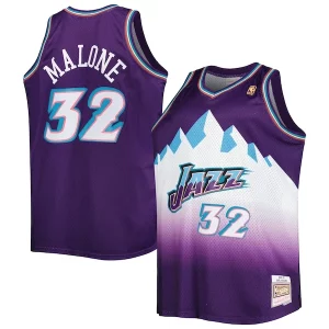 Meraviglioso Sofisticato Comodo Karl Malone Utah Jazz Big & Tall Hardwood Classics 1996/97 Swingman Jersey Purple/White
