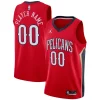 Elegante Moderno Incantevole New Orleans Pelicans Jordan Brand Swingman Custom Jersey Statement Edition Red