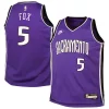 Elegante De'Aaron Fox Sacramento Kings Nike Youth 2024/25 Swingman Jersey Purple Classic Edition