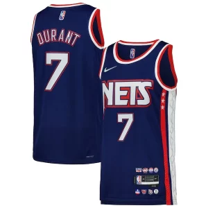 Fantastico Kevin Durant Brooklyn Nets Nike Swingman Player Jersey City Edition Blue/Gray
