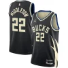 Pratico Accattivante Elegante Khris Middleton Milwaukee Bucks Jordan Brand Unisex Swingman Jersey Statement Edition Black
