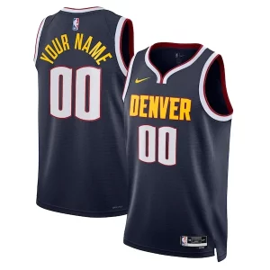 Trendy Fantastico Carino Denver Nuggets Nike Unisex Swingman Custom Jersey Navy Icon Edition