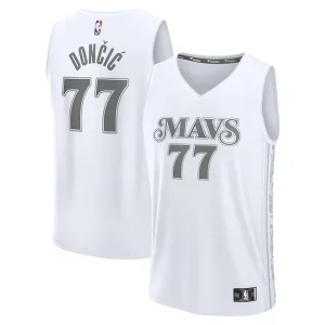 Ottimo Luka Dončić Dallas Mavericks Youth 2024/25 Fast Break Player Jersey City Edition White