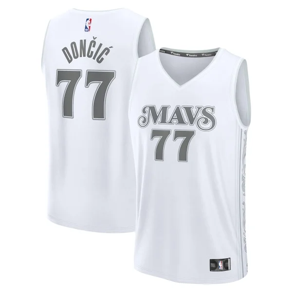 Ottimo Luka Dončić Dallas Mavericks Youth 2024/25 Fast Break Player Jersey City Edition White