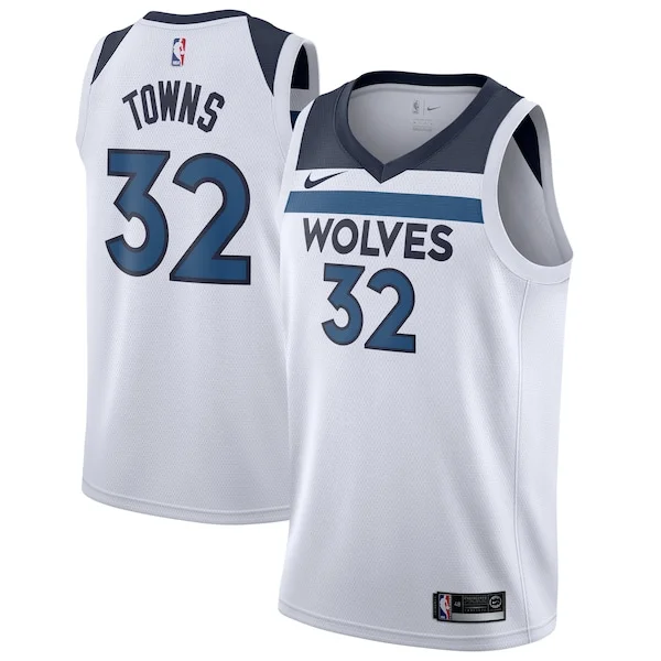 Attraente Sofisticato Eccezionale Karl Anthony Towns Minnesota Timberwolves Nike Swingman Jersey White Association Edition