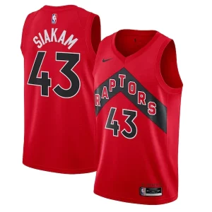 Lussuoso Pascal Siakam Toronto Raptors Nike 2020/21 Icon Swingman Jersey Red