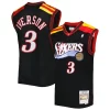 Delizioso Prestigioso Allen Iverson Philadelphia 76ers Hardwood Classics 2006/07 Swingman Jersey Black