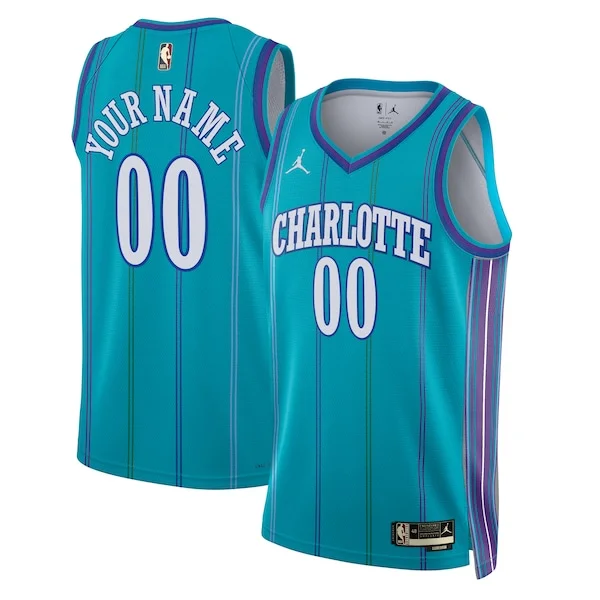 Resistente Charlotte Hornets Jordan Brand Unisex 2023/24 Custom Swingman Jersey Classic Edition Teal