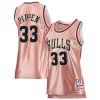 Eccezionale Scottie Pippen Chicago Bulls Women's 75th Anniversary Rose Gold 1997 Swingman Jersey Pink