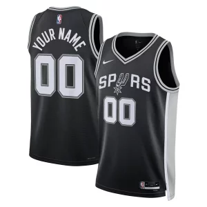 Magnifico San Antonio Spurs Nike Unisex Swingman Custom Jersey Black Icon Edition