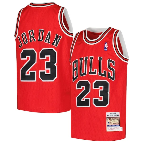 Robusto Comodo Magnifico Michael Jordan Chicago Bulls Youth Hardwood Classics 1997/98 Authentic Jersey Red