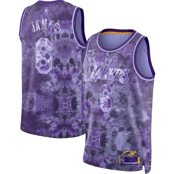 Eccezionale Moderno Lussuoso LeBron James Los Angeles Lakers Nike Unisex Select Series Swingman Jersey Purple
