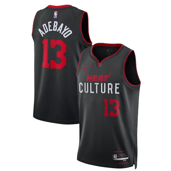 Robusto Comodo Bam Adebayo Miami Heat Nike Unisex 2023/24 Swingman Jersey Black City Edition