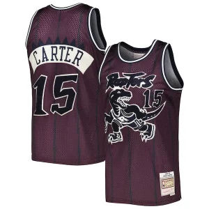 Bellissimo Lussuoso Vince Carter Toronto Raptors Hardwood Classics Off Court Swingman Jersey Purple