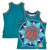Comodo Moderno Utah Jazz Hardwood Classics Blown Out Fashion Jersey Turquoise
