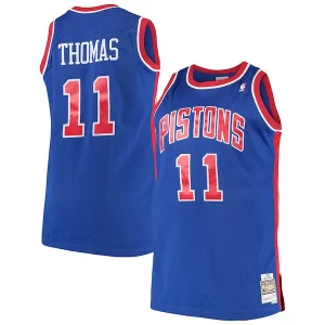 Robusto Isaiah Thomas Detroit Pistons 1988/89 Big & Tall Hardwood Classics Swingman Jersey Royal