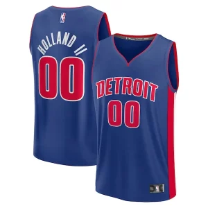 Stupendo Ottimo Pratico Ron Holland II Detroit Pistons Youth Fast Break Replica Player Jersey Icon Edition Blue