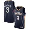 Meraviglioso Accattivante C.J. McCollum New Orleans Pelicans Nike Swingman Jersey Icon Edition Navy