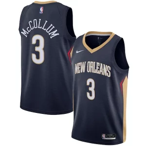 Meraviglioso Accattivante C.J. McCollum New Orleans Pelicans Nike Swingman Jersey Icon Edition Navy