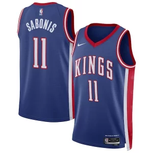 Accattivante Domantas Sabonis Sacramento Kings Nike Unisex 2024/25 Swingman Player Jersey City Edition Blue