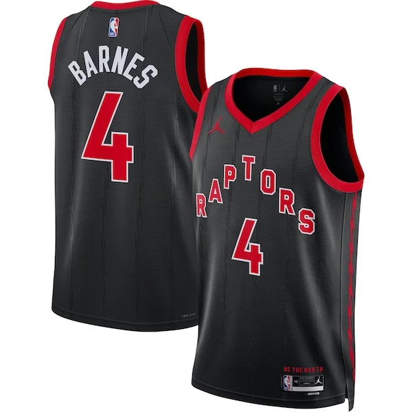 Robusto Scottie Barnes Toronto Raptors Jordan Brand Unisex Swingman Jersey Statement Edition Black
