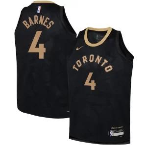 Moderno Raffinato Scottie Barnes Toronto Raptors Nike Youth 2022/23 Swingman Jersey City Edition Black