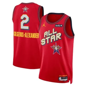 Prestigioso Splendido Pratico Shai Gilgeous Alexander Nike Unisex 2025 NBA All Star Game Swingman Player Jersey Red