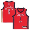 Fantastico Stupendo Moderno Zion Williamson New Orleans Pelicans Jordan Brand Preschool 2022/23 Replica Jersey Statement Edition Red