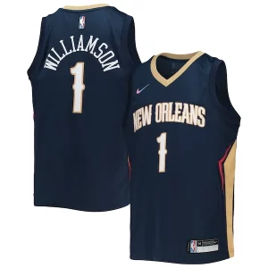 Gorgeous Zion Williamson New Orleans Pelicans Nike Youth 2021/22 Diamond Swingman Jersey Icon Edition Navy
